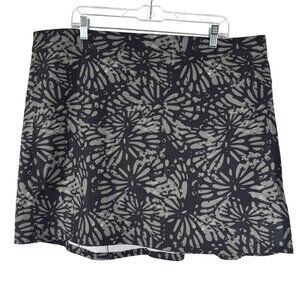 Ripskirt Wrap Skirt Cover Up 2XL Shibori Butterfly Charcoal‎ Beach NWT SS-2102